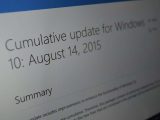 Windows 10, cumulative update 3
