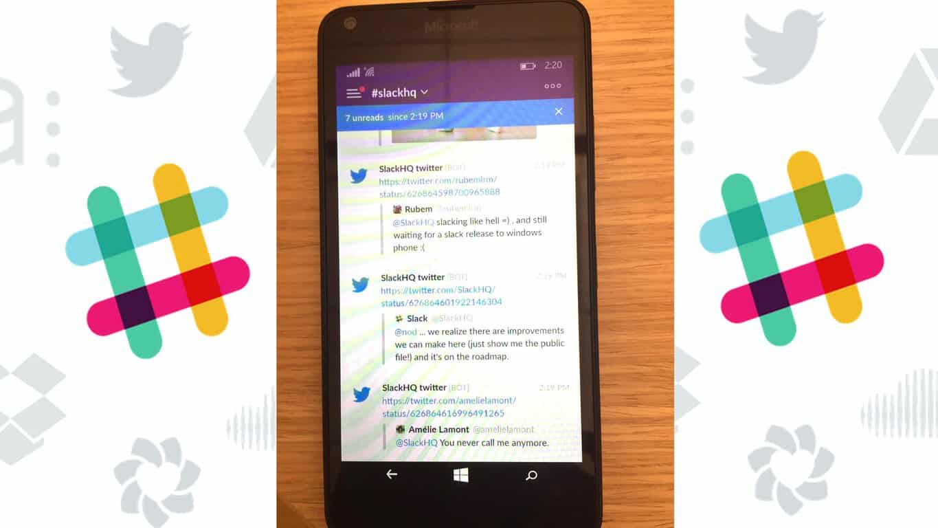 Slack drops support for Windows Phone in latest update, no further app updates - OnMSFT.com - June 17, 2018