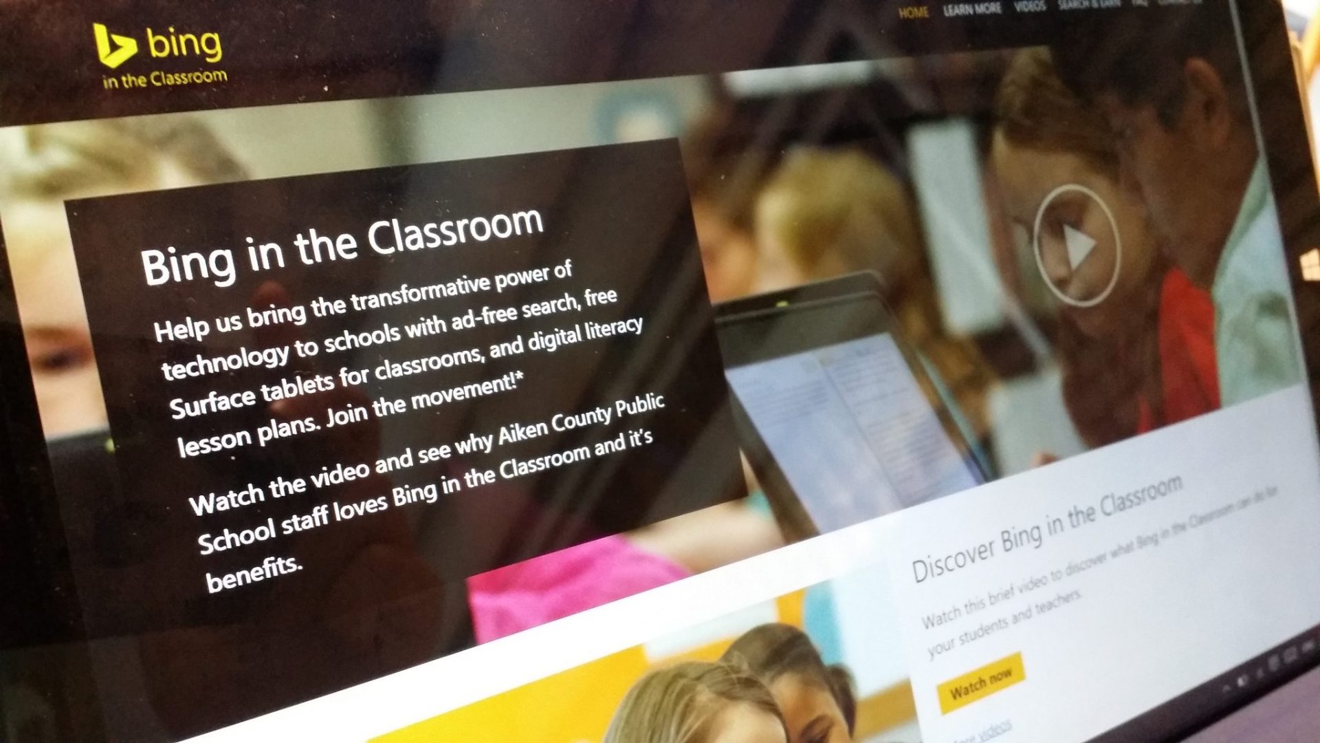 New videos from microsoft explain how to use bing in the classroom - onmsft. Com - september 29, 2015