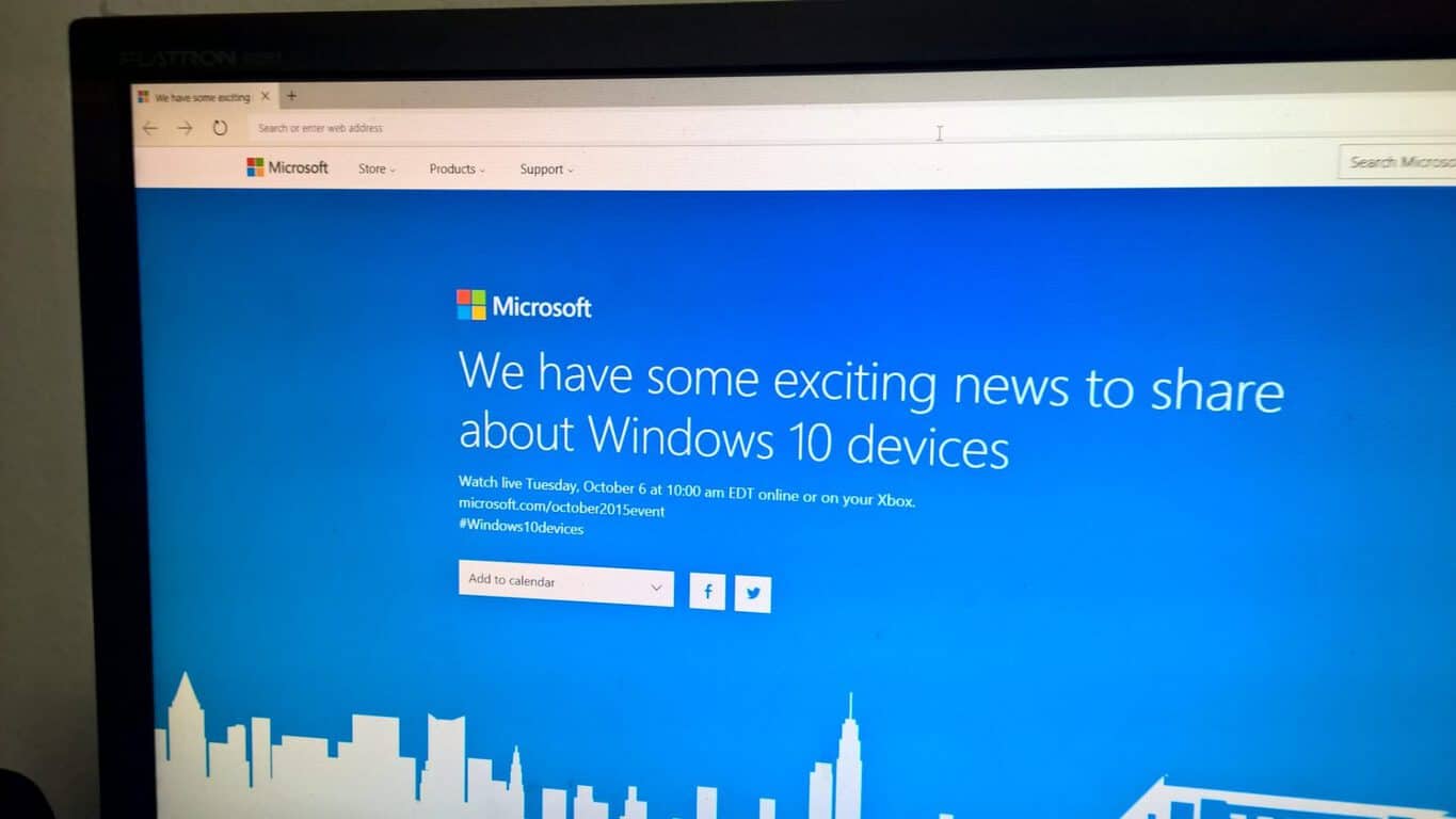 October 6th microsoft event to be livestreamed on xbox and online - onmsft. Com - september 14, 2015