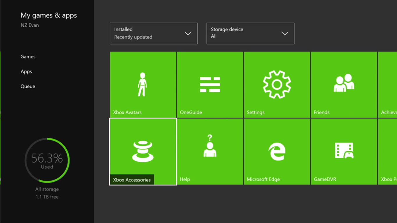 New Xbox Accessories App