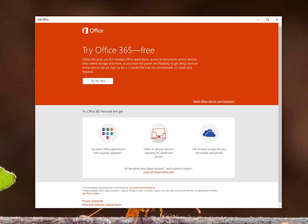 windows 10 remove prompt to get office 365 windows 10 remove prompt to get office 365