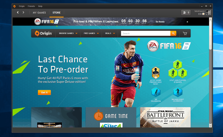 Highly anticipated FIFA 16 now available for pre-load on PC via Origin - OnMSFT.com - September 18, 2015