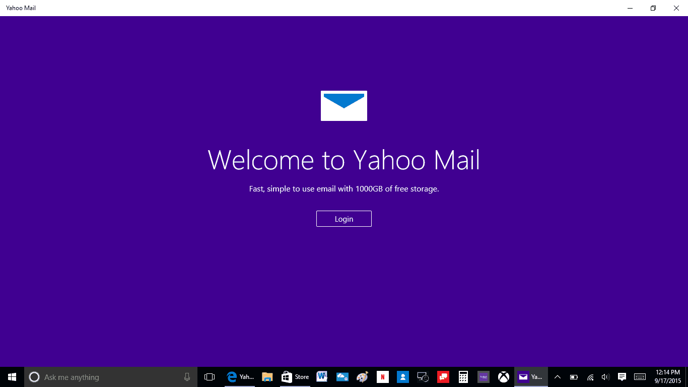 free download yahoo mail app for windows 10