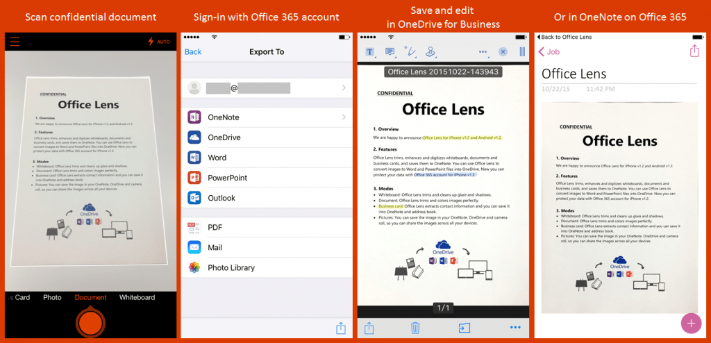 Discreet tabak Voetganger Microsoft updates Office Lens on iOS for Office 365, adds Business Card  mode to all versions - OnMSFT.com