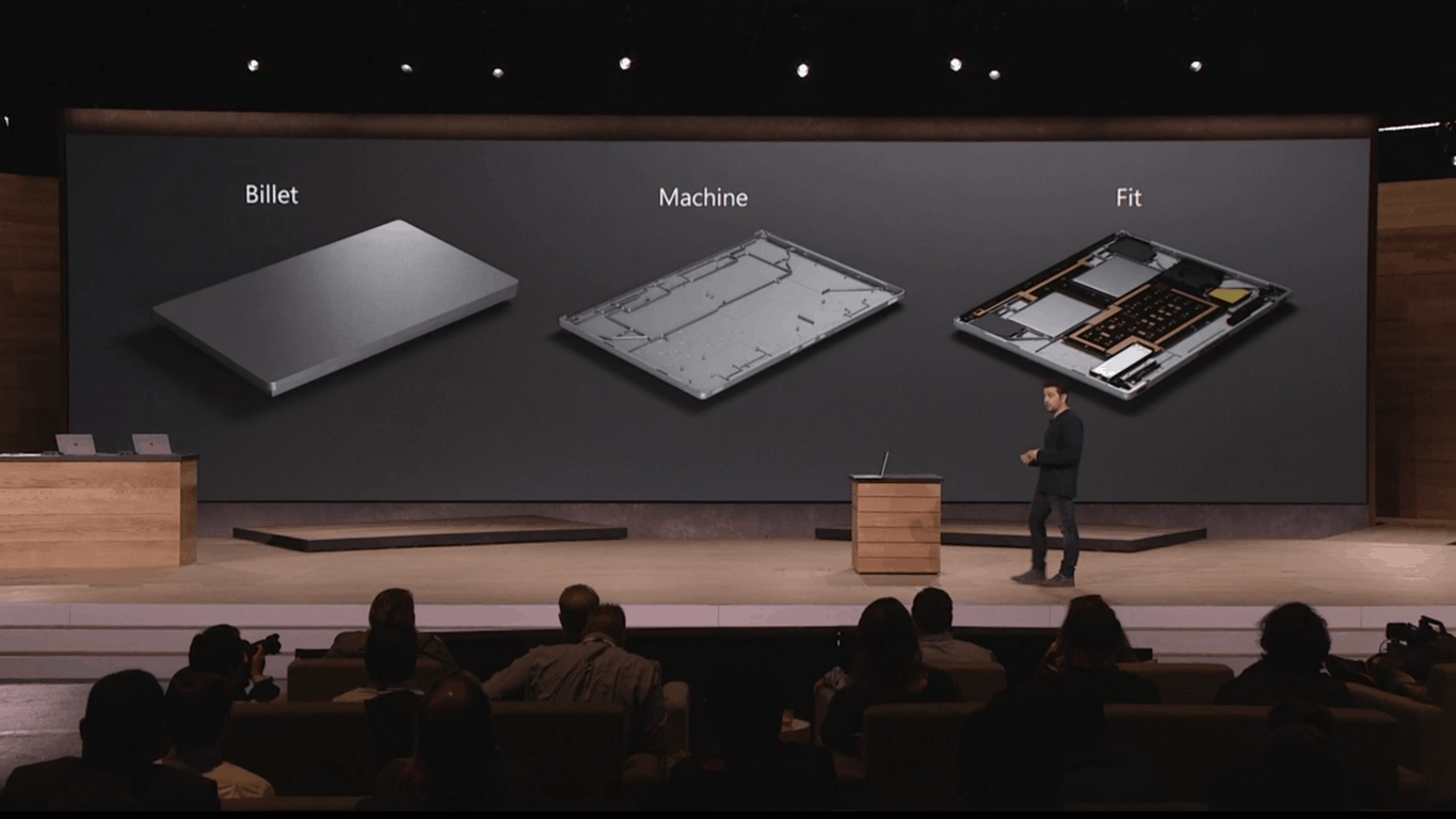 Surface Book manufacturing process.