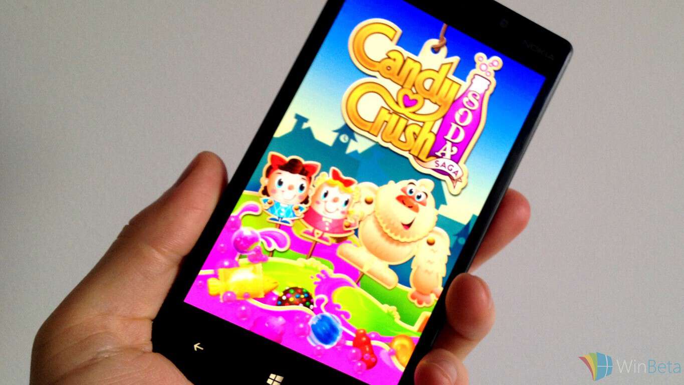 Candy Crush Soda Saga on Windows Phone
