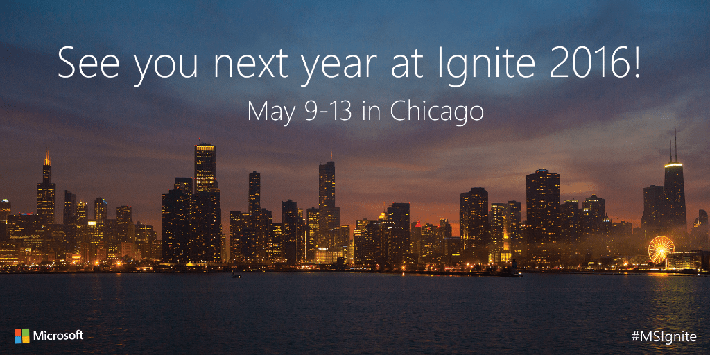 Microsoft Reported To Cancel Its Ignite Conference In Chicago - Ignite Microsoft reported to cancel its Ignite conference in Chicago - OnMSFT.com - October 14, 2015