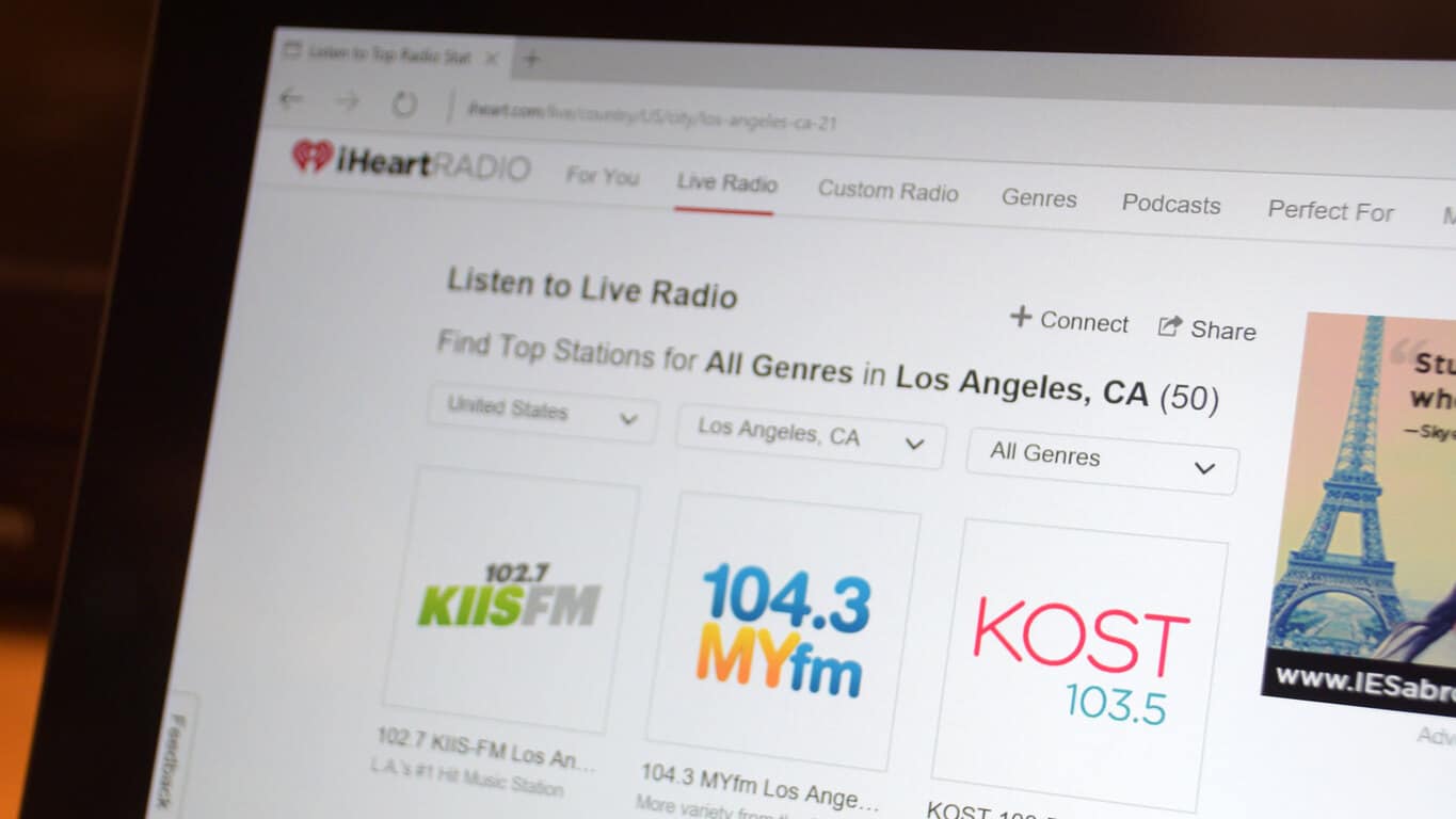 Microsoft groove music adds iheartradio integration - onmsft. Com - october 13, 2015