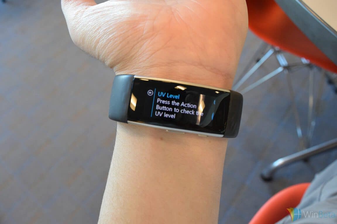 How to use uv monitoring on the microsoft band 2 - onmsft. Com - november 17, 2015
