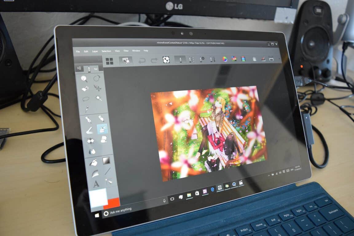 Surface Pro 4 digital painting with Clip Studio (Manga Studio 5) - OnMSFT.com - November 17, 2015