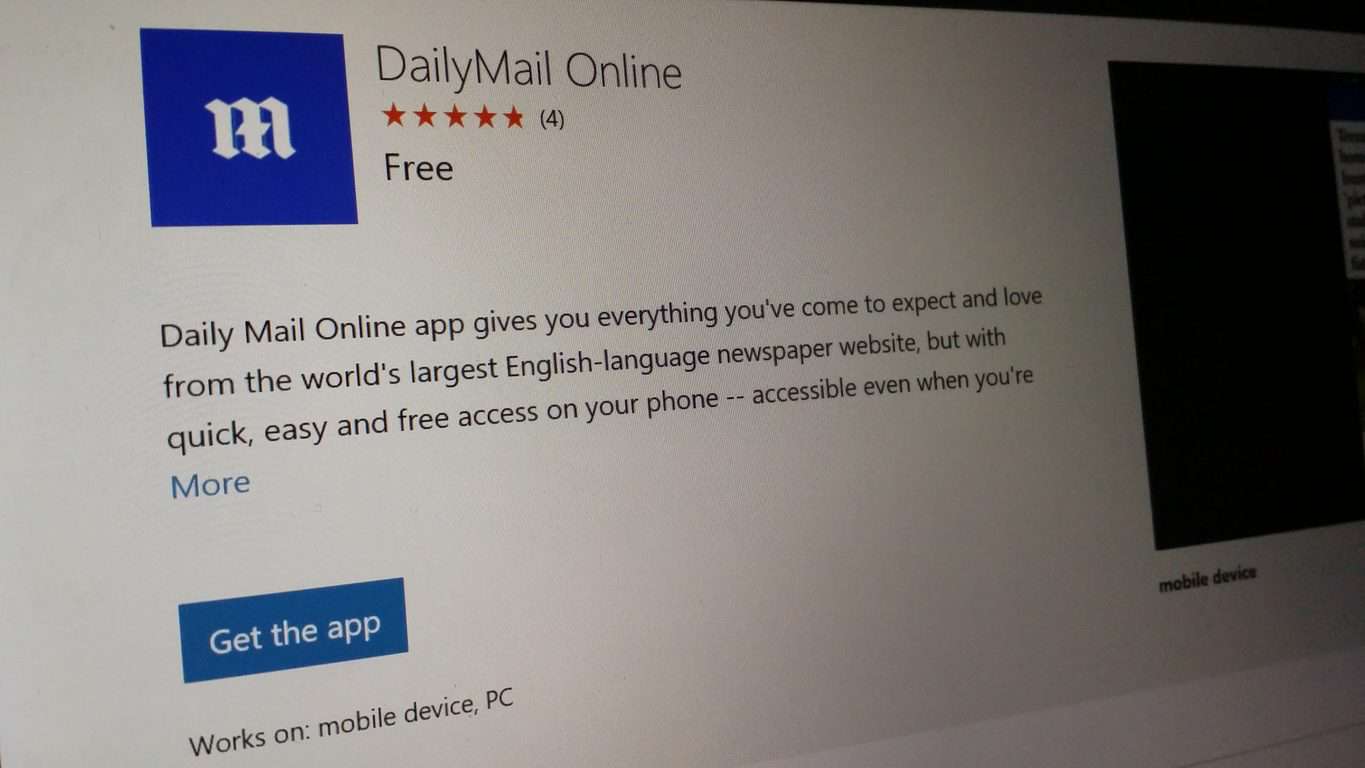 Daily Mail for Windows 10 gets a face lift in version 2.0 - OnMSFT.com - January 26, 2017