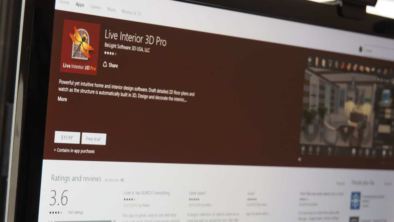 Live Interior 3D Version 2 is a Windows 10 app that can improve interior design - OnMSFT.com - December 2, 2015