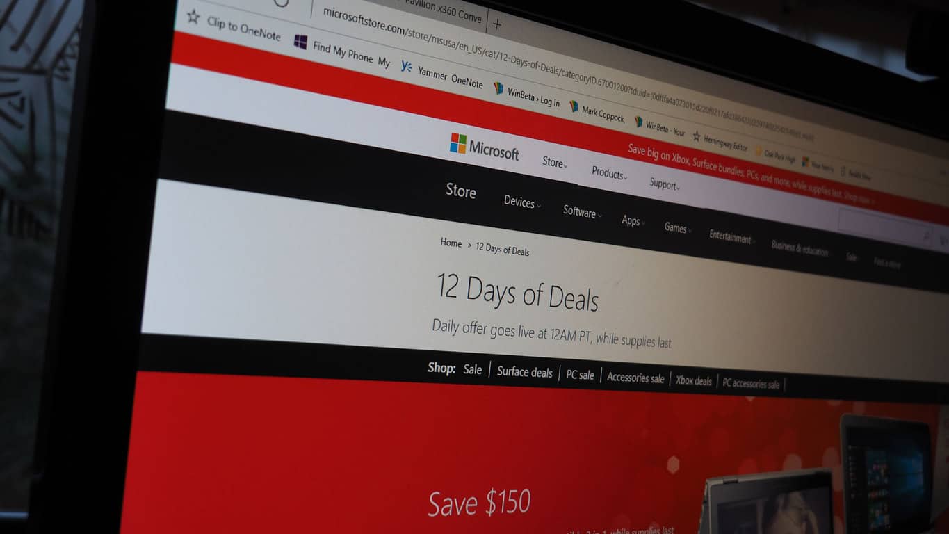 First 6 days of Microsoft's 12 Days of Deals leaked - OnMSFT.com - December 2, 2015