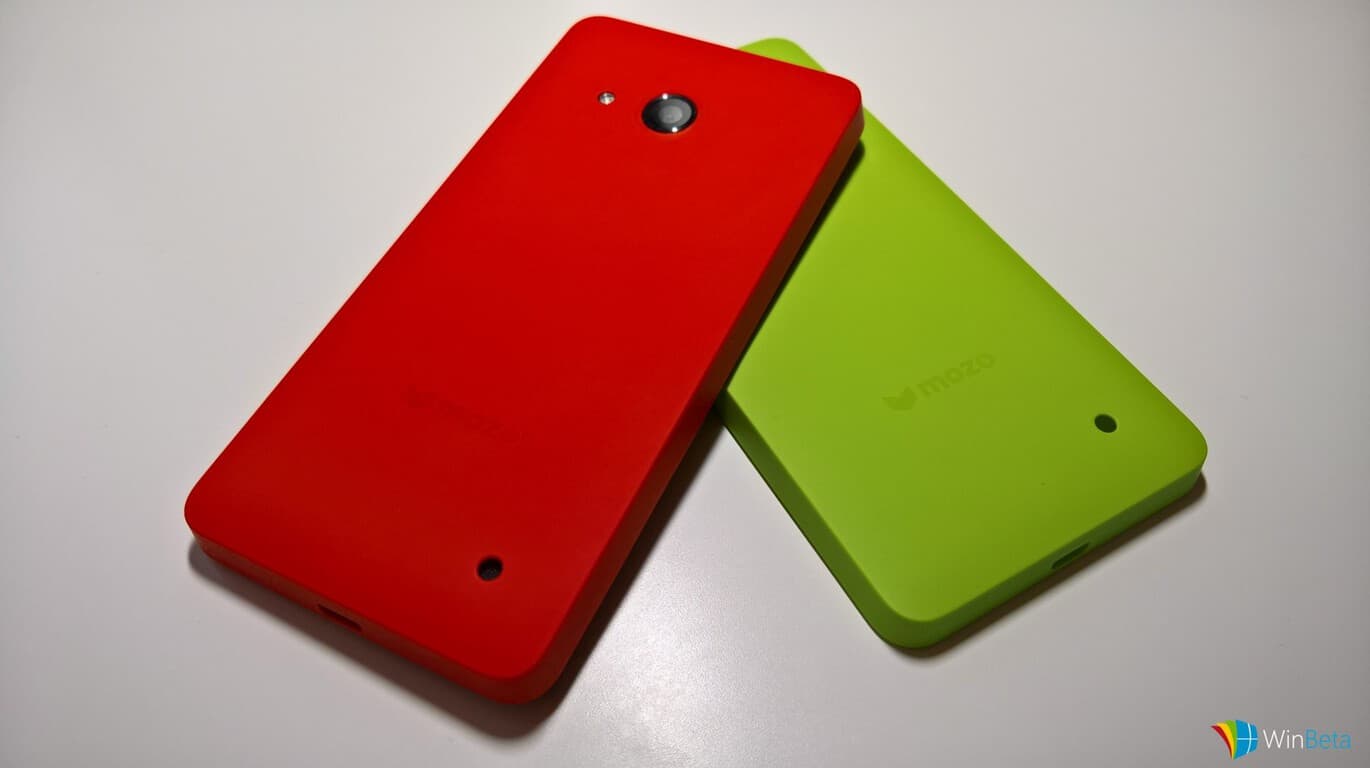 Hands on with the mozo colorful soft-touch shells for the lumia 550 - onmsft. Com - january 15, 2016