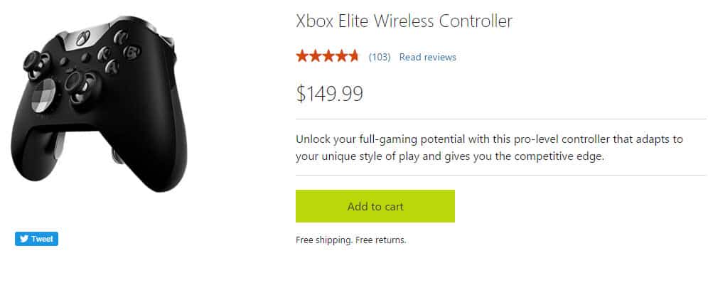 Microsoft Store Xbox Elite Wireless Controller