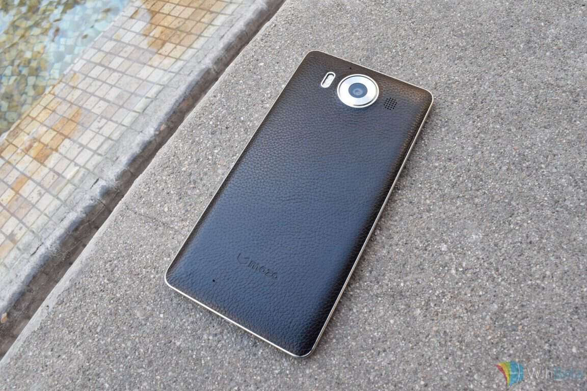 Review: Mozo Lumia 950 black leather back cover - OnMSFT.com - January 13, 2016