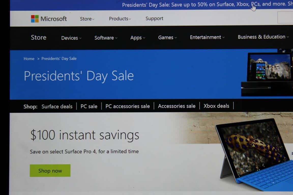 Microsoft Store President's Day Sale offers up deals on Surface and more - OnMSFT.com - February 9, 2016