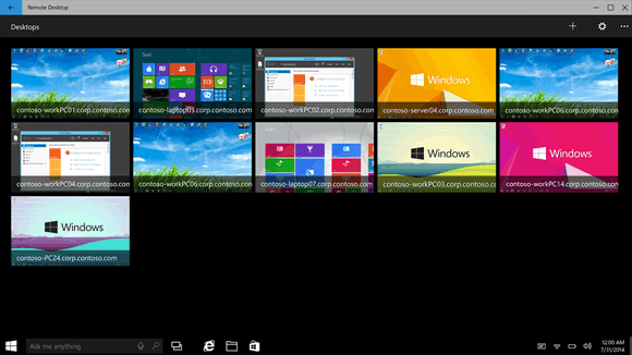 Microsoft remote desktop preview app