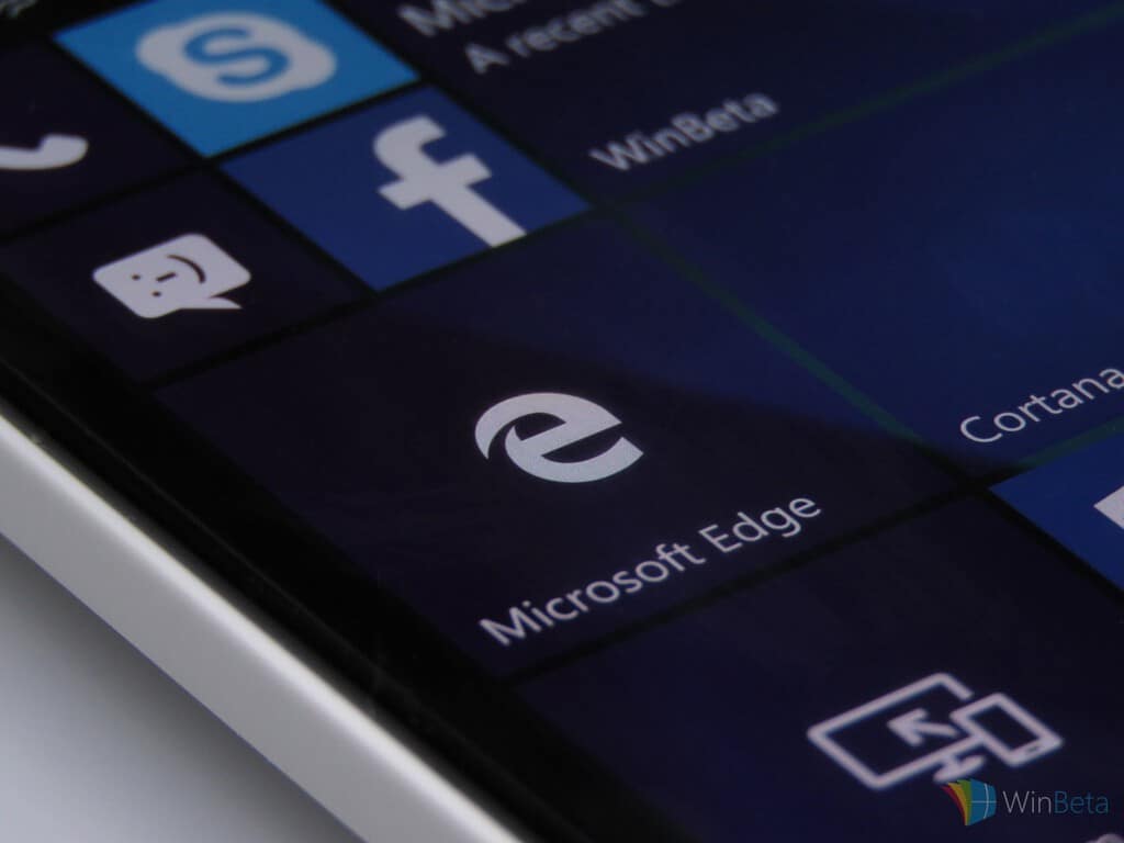 MicrosoftEdgeonWindows10Mobile