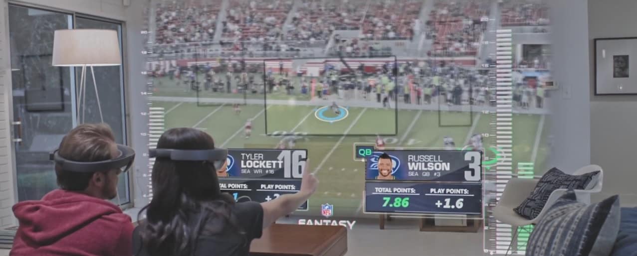 New hololens use cases include front row seats to the super bowl - onmsft. Com - february 2, 2016