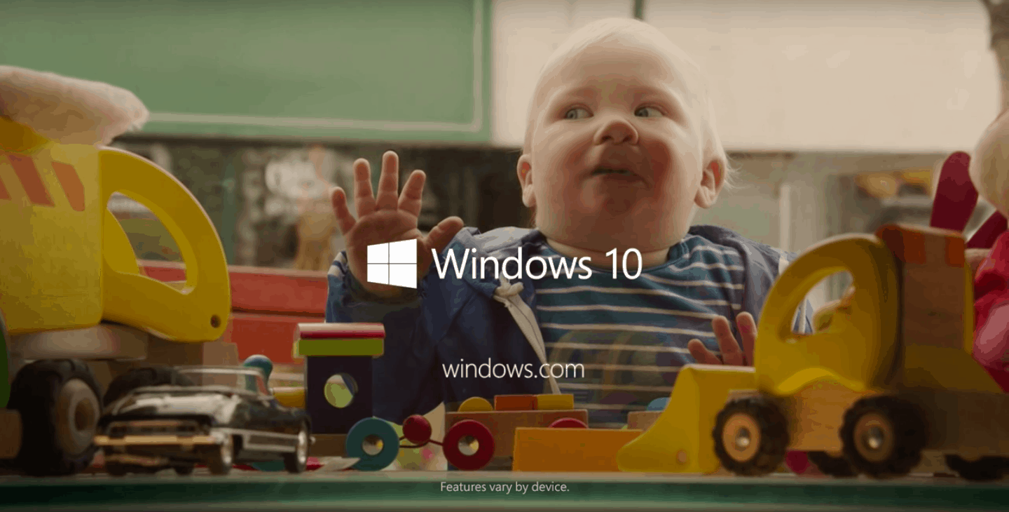 Windows 10 child family