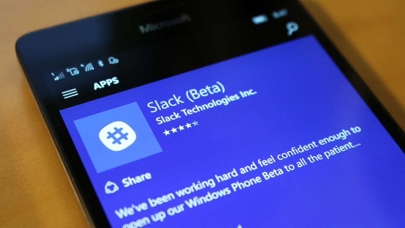 Slack (Beta) for Windows Phone