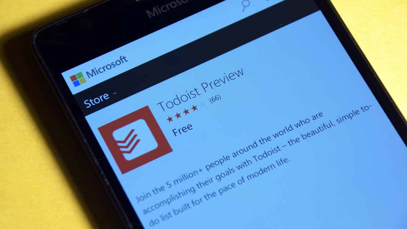 Todoist brings their preview for windows 10 to windows phones - onmsft. Com - february 18, 2016