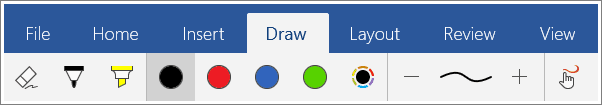 Office 2016 gets updated drawing and annotation features, optimized for touch 4 Word Mobile for WIndows 10 annotations.