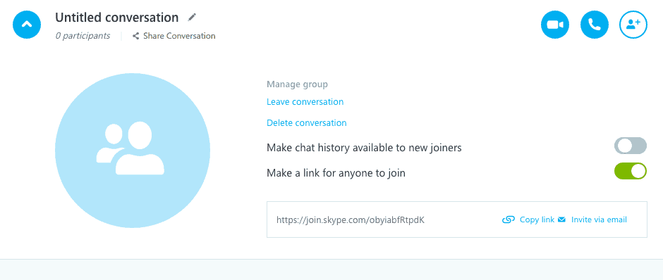 Microsoft Highlights Skype For Web Improvements - Skyke Conversations Url Add new people to a conversation, even if they’re not on skype