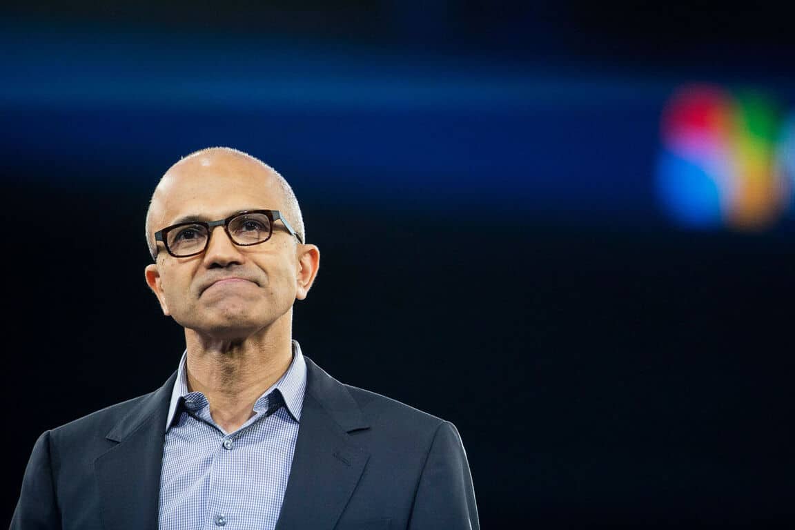 Microsoft CEO Satya Nadella. 