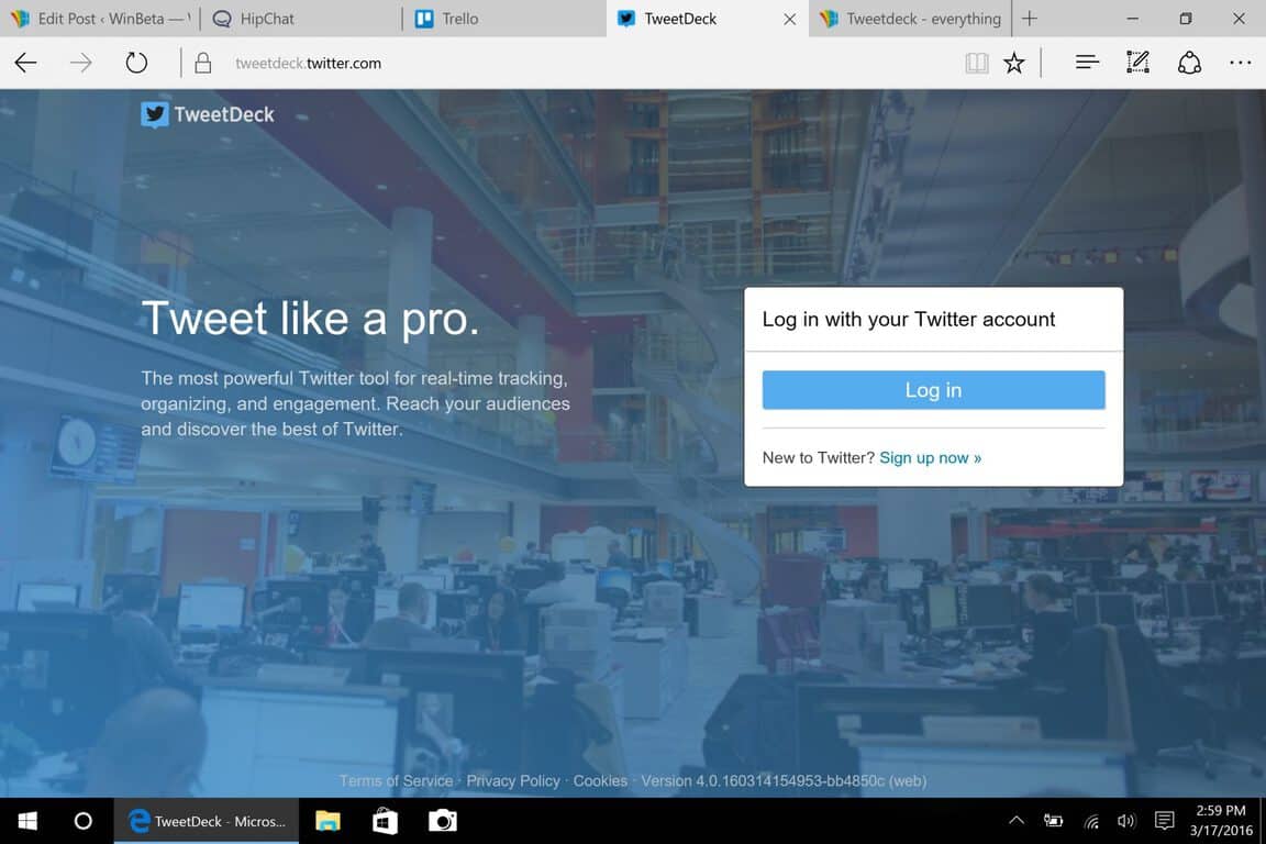 twitter tweetdeck unique content