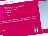 Windows Camera App in Windows Store