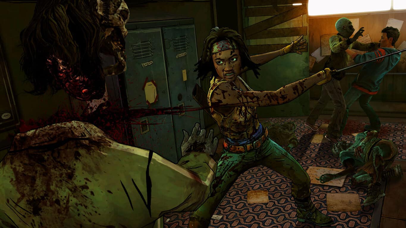 The walking dead: michonne is one of the last big games released on the xbox 360 this year.