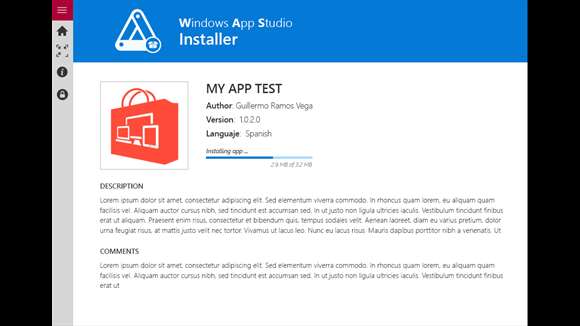 Windows App Studio Installer makes it easier to install and share your apps.