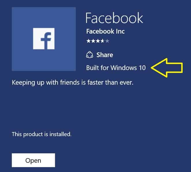 facebook app download for pc windows 10