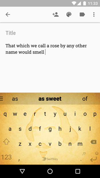 ShakeSpeak for Android by SwiftKey