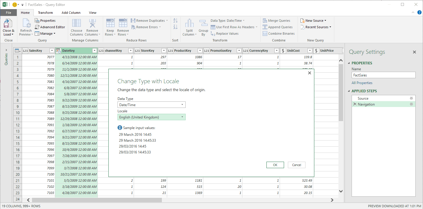 The "Change Type with Locale" dialog box.