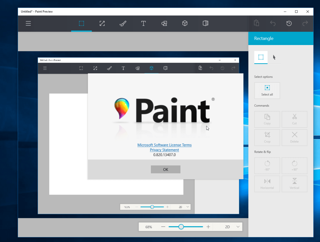 Paint, Universal Windows 10 app