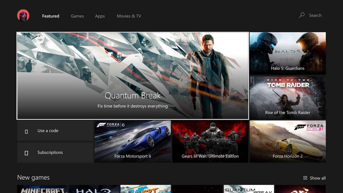 xbox store one