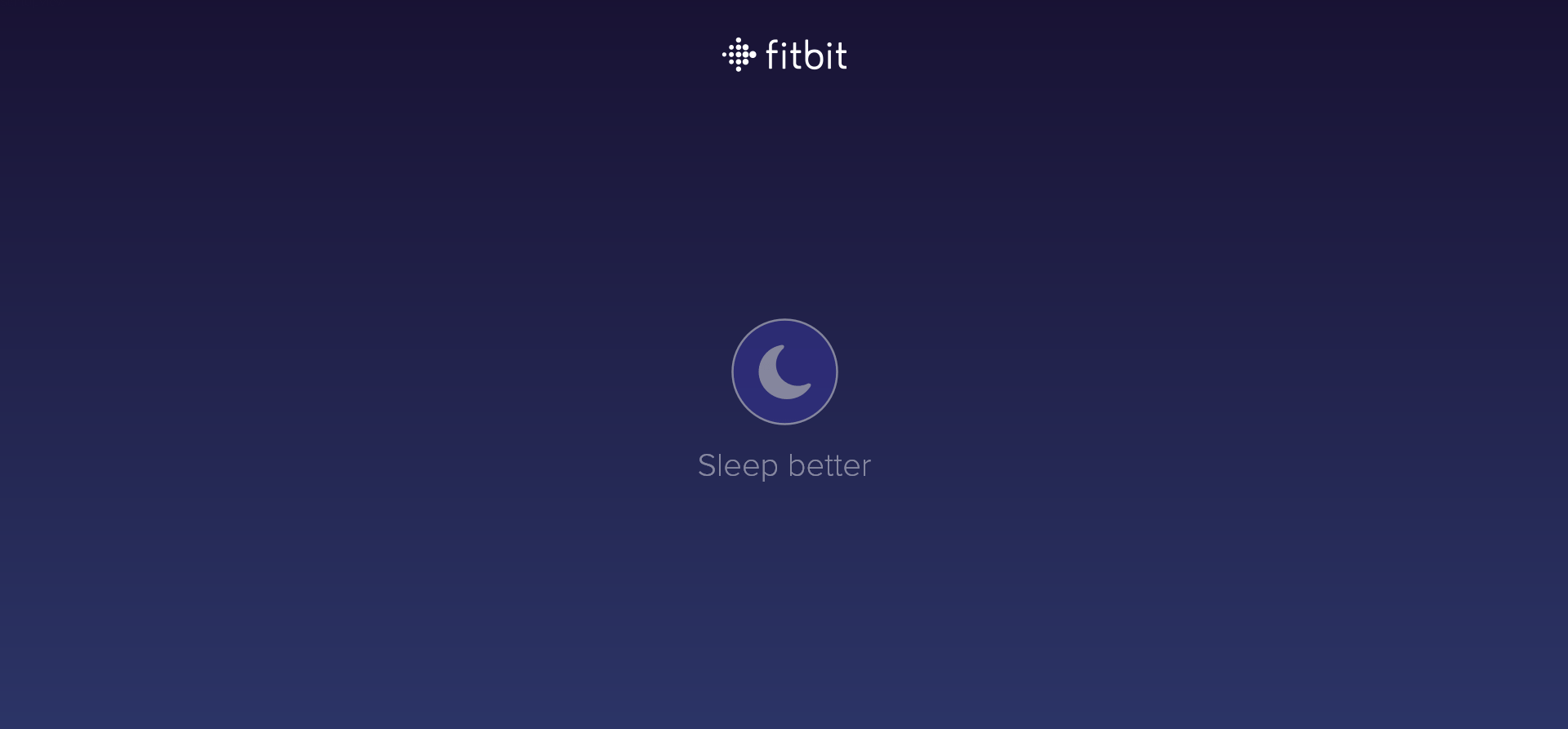 fitbit sleep better splash
