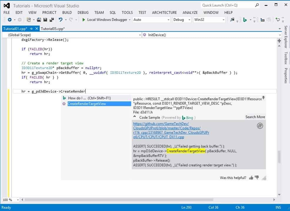 Visual Studio, Developer Assistant