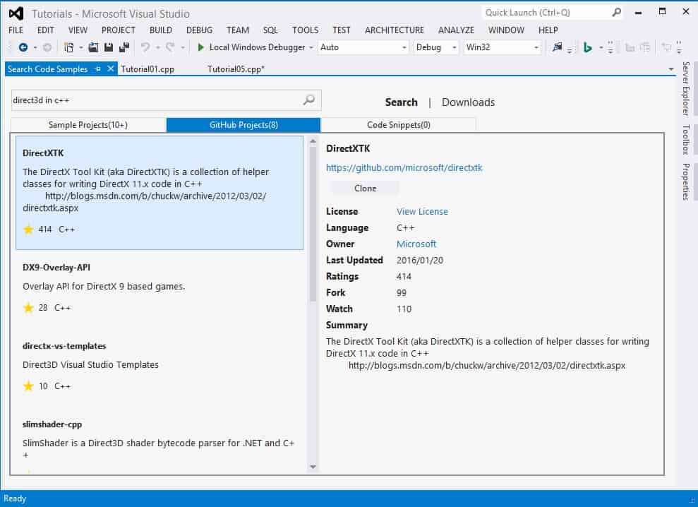 Visual Studio, Developer Assistant