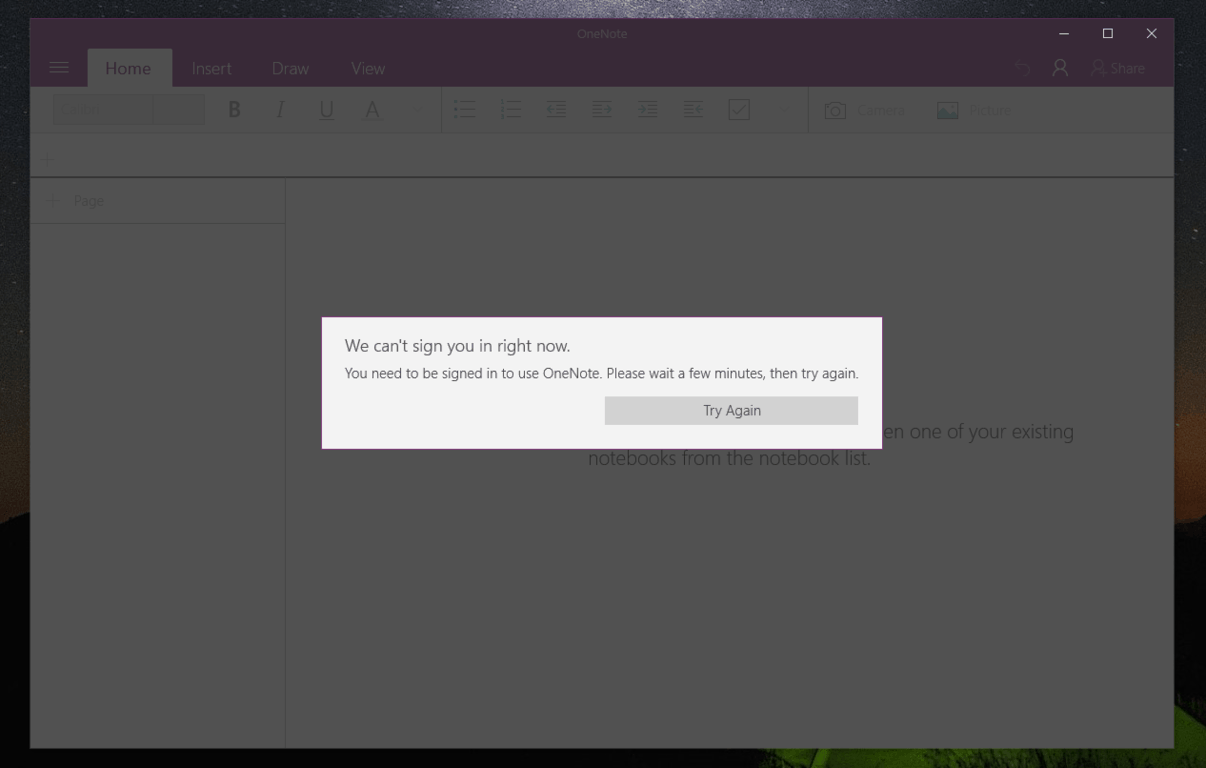 Top 5 Ways I Would Improve Microsoft'S Windows 10 Apps - Untitled Picture2 You can't use onenote without being signed in.