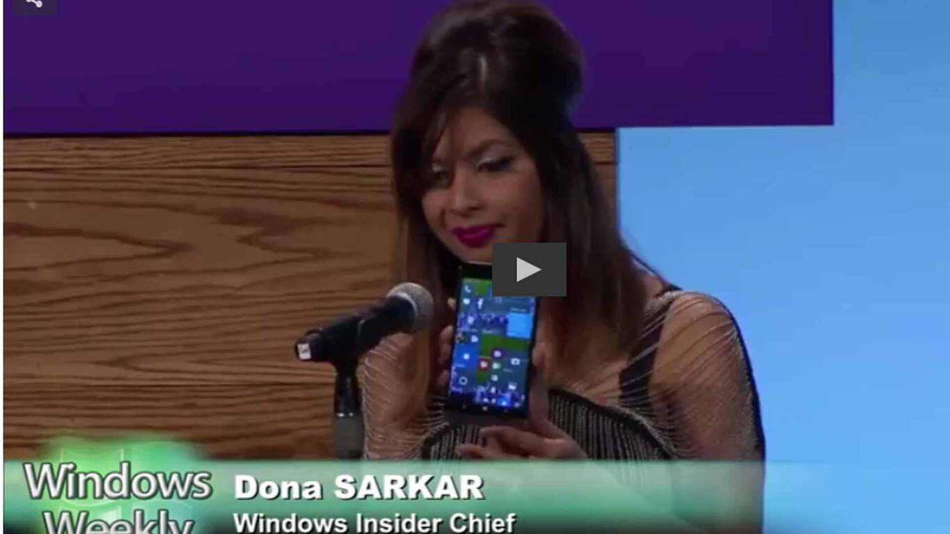 Dona Sarkar promises "a lot of cool stuff" coming this fall in appearance on Windows Weekly - OnMSFT.com - July 14, 2016