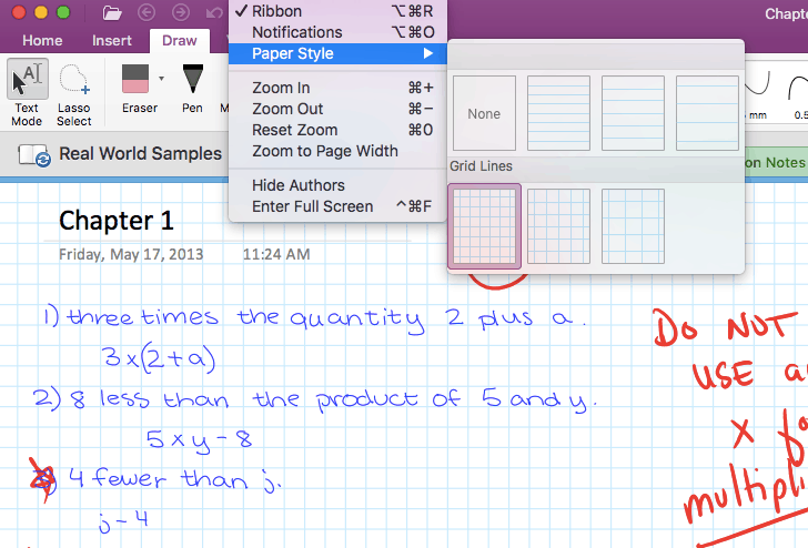 onenote features