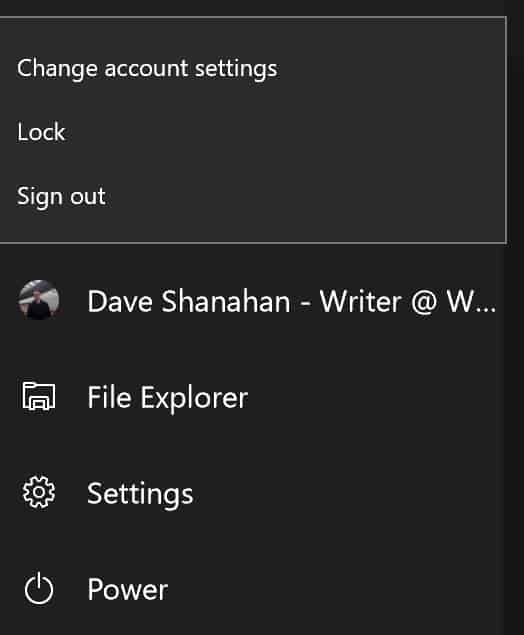 Windows 10, anniversary update, start menu