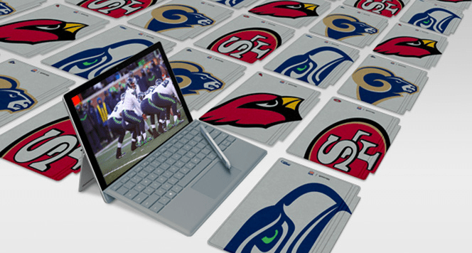 Get 15% off an nfl game pass when buying a surface pro 4 and any nfl type cover - onmsft. Com - august 17, 2016