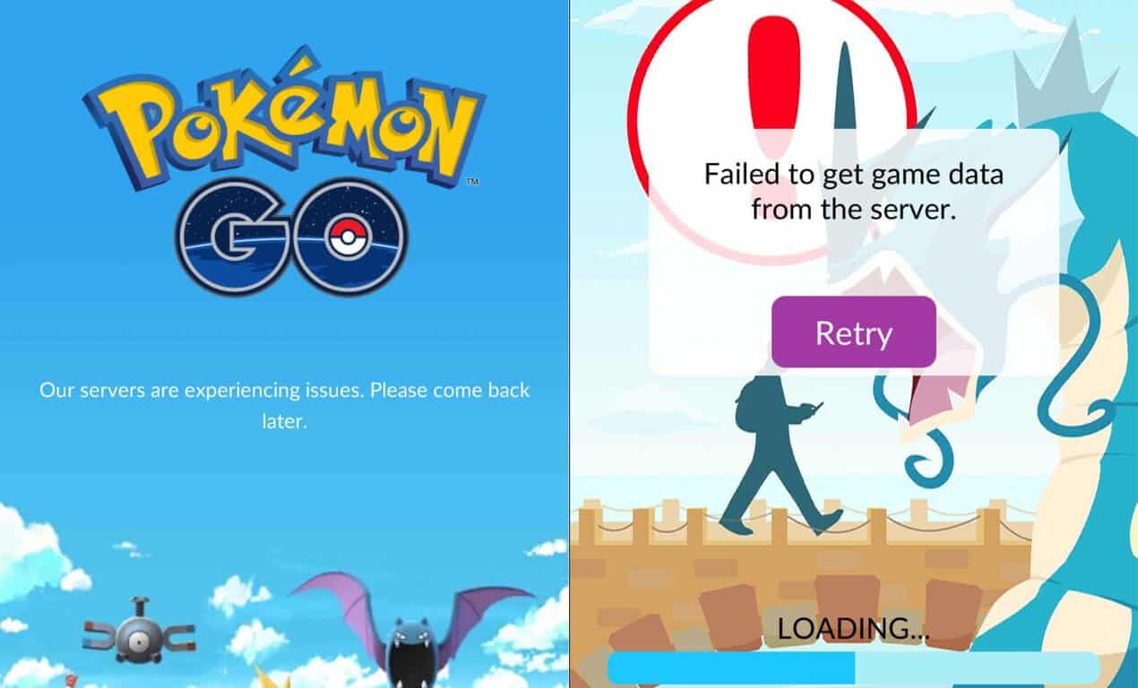 Pokemon go problema server