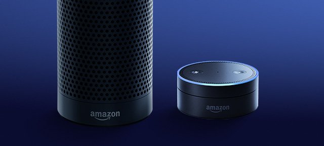 The Alexa-powered Amazon Echo & Echo Dot.
